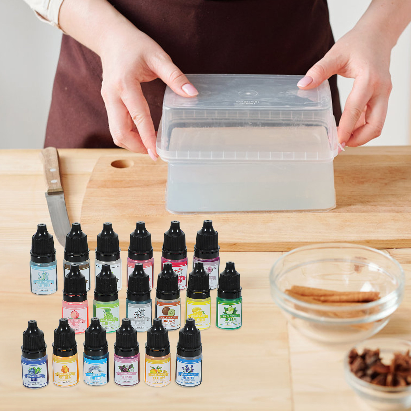 Soap Making Ins - 1 Boîte de pigments de diffusion
